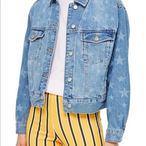 Topshop oversized jean jacket